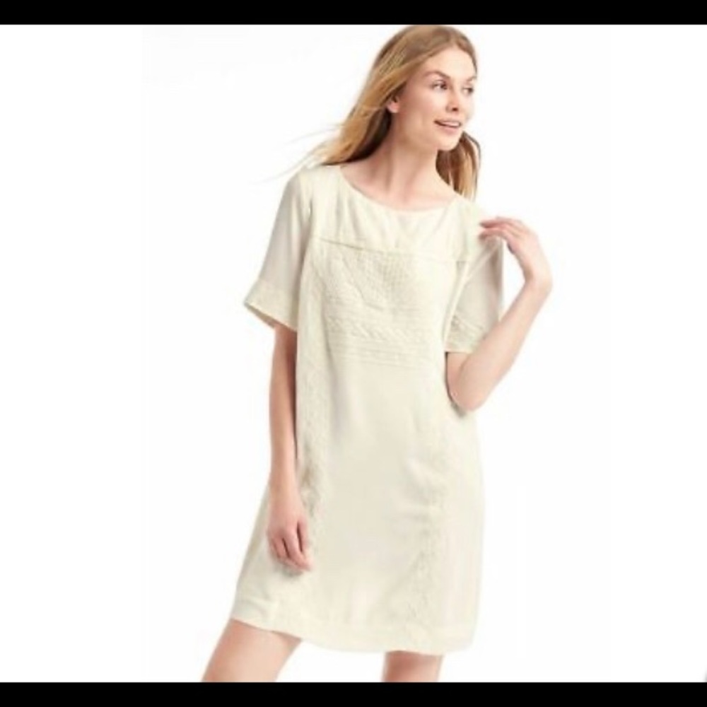 GAP Embellished Boatneck Snowcap Dress